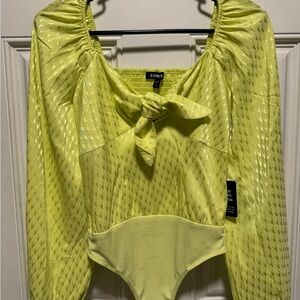 Express Lime Green Women's Top